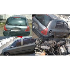 Sucata Renault Clio 1.0 8v 2001 Baixa Permanente Detran